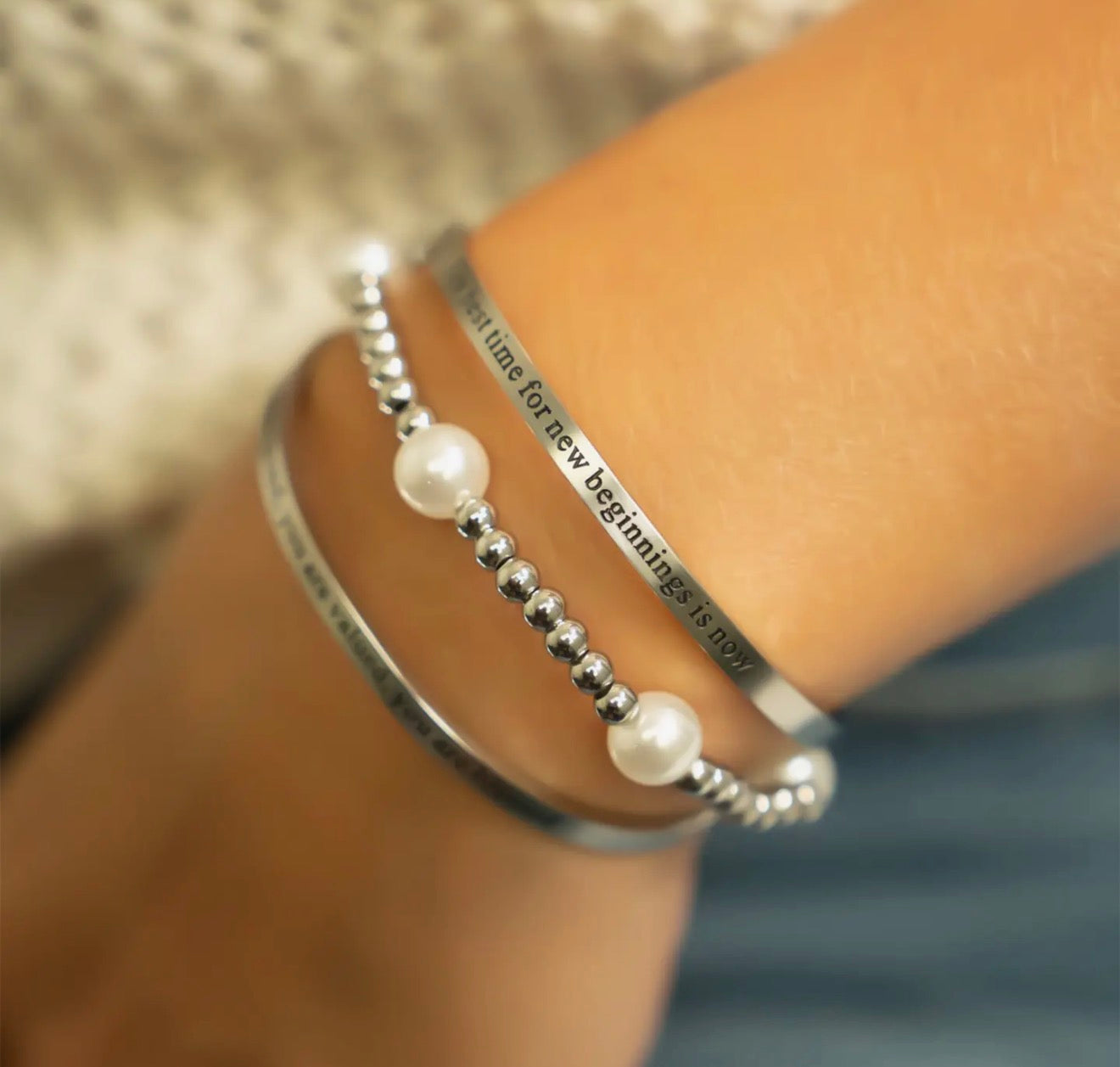Silver Pearl | Bracelet