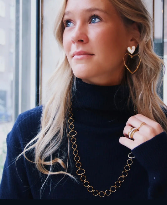 Long Circle Link | Necklace