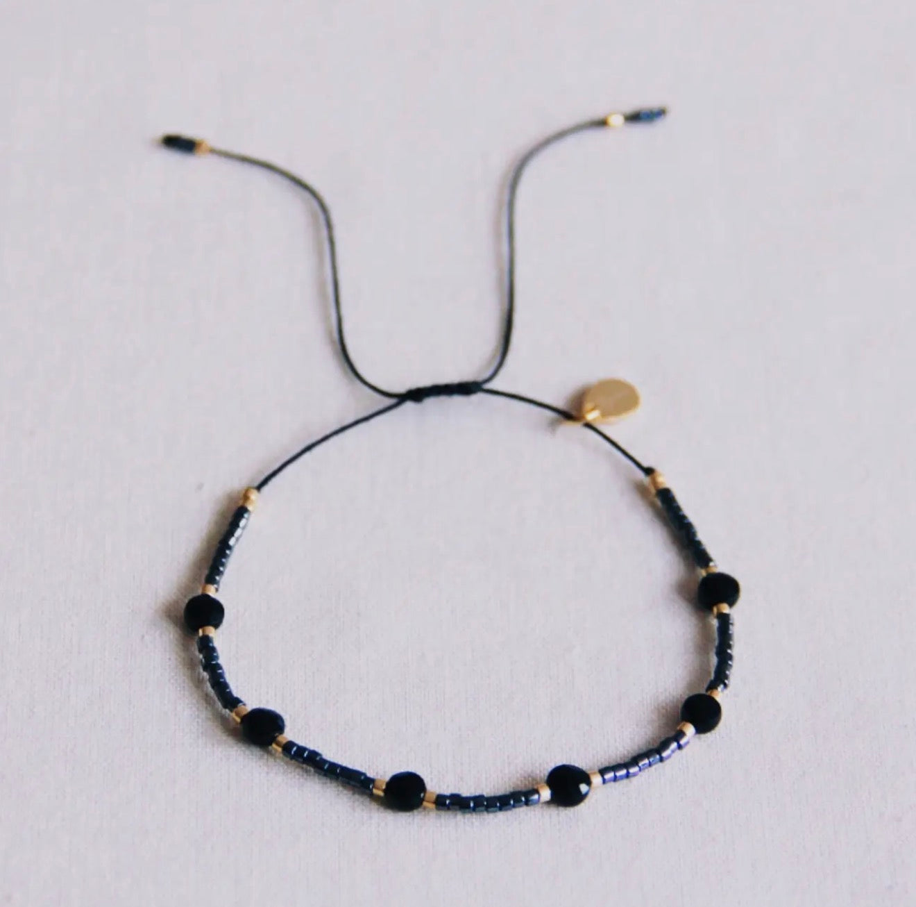 Black Miyuki | Bracelet