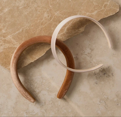 Headband Set | Cream + Camel