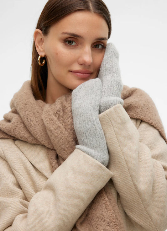 Ribbed Mittens
