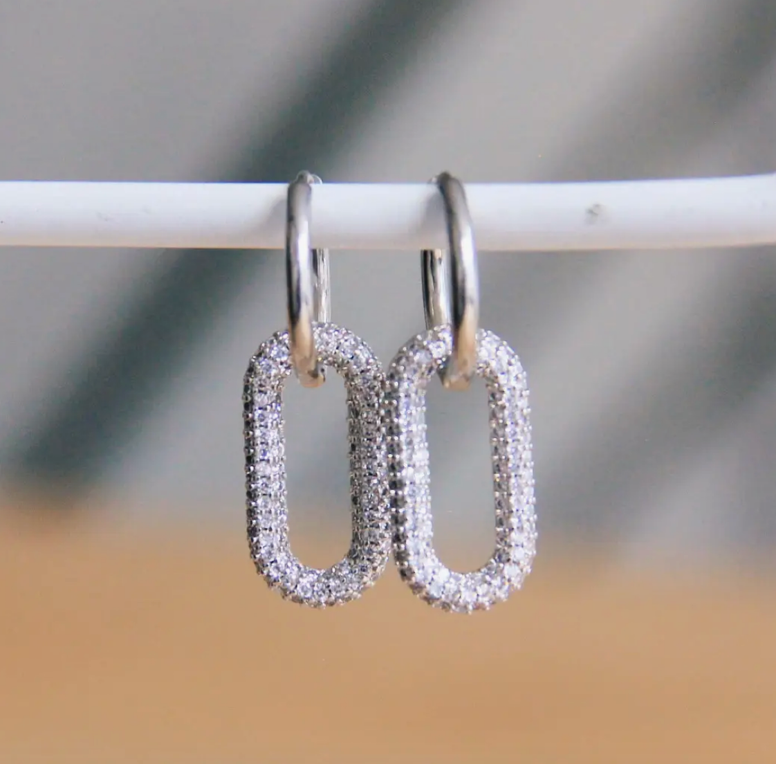 Silver Crystal | Earrings