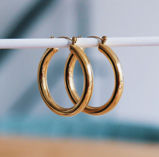 Midi Gold | Hoop