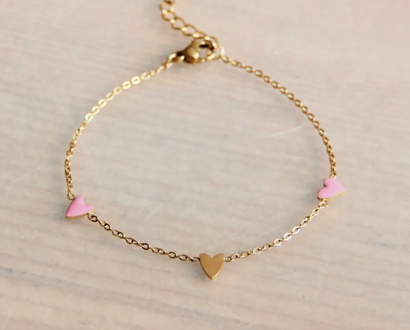 Pink Hearts | Bracelet