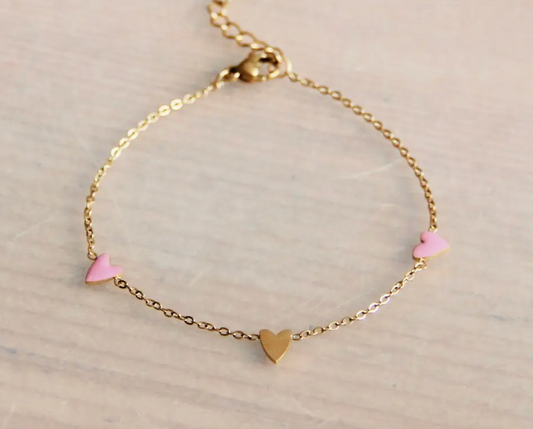 Pink Hearts | Bracelet