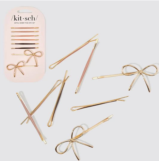 Metal Cloud & Bow | Bobby Pins