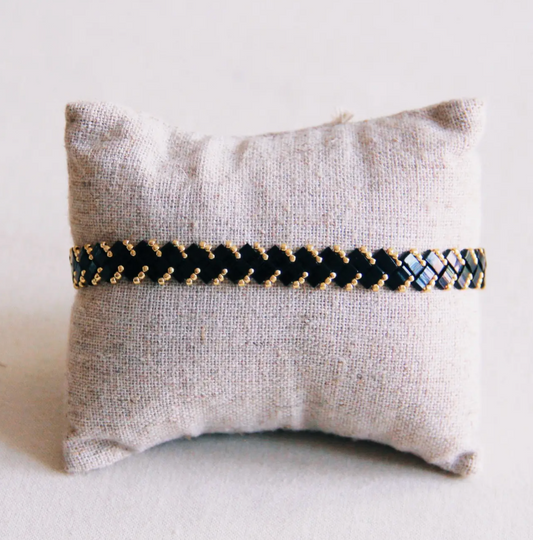 Braided Tila Bead | Bracelet