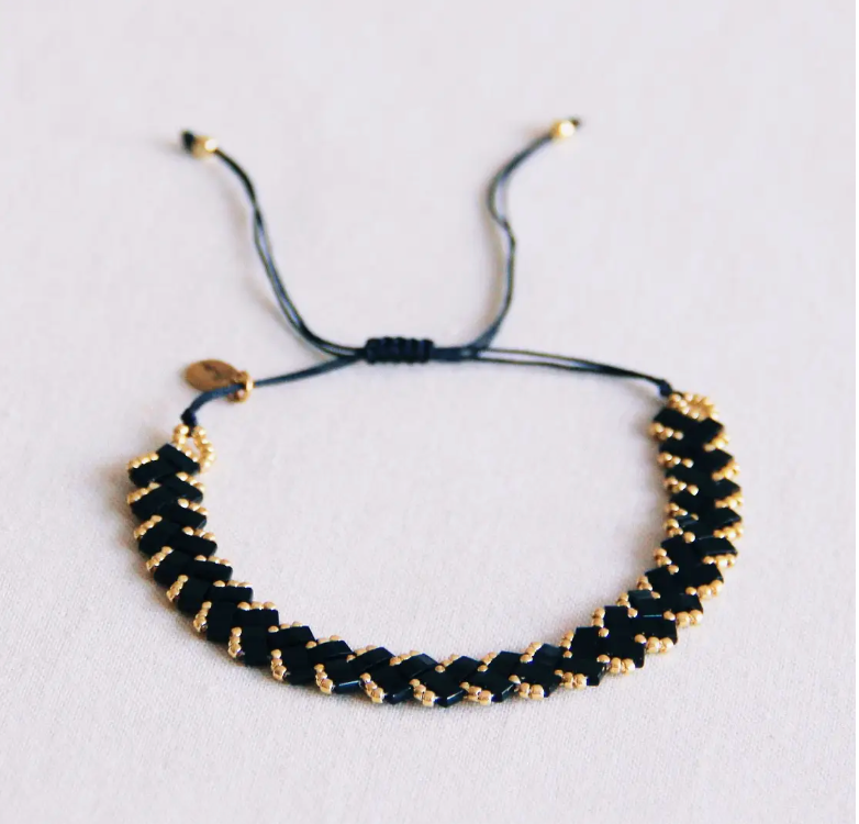 Braided Tila Bead | Bracelet