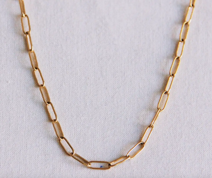 D- Chain Link Gold | Necklace