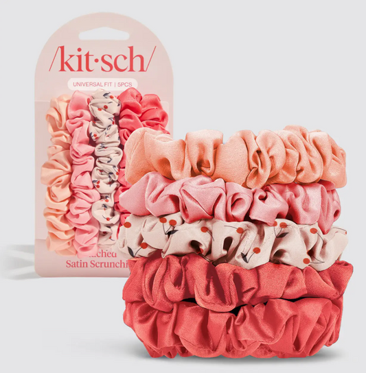 Cherry Satin | Scrunchies