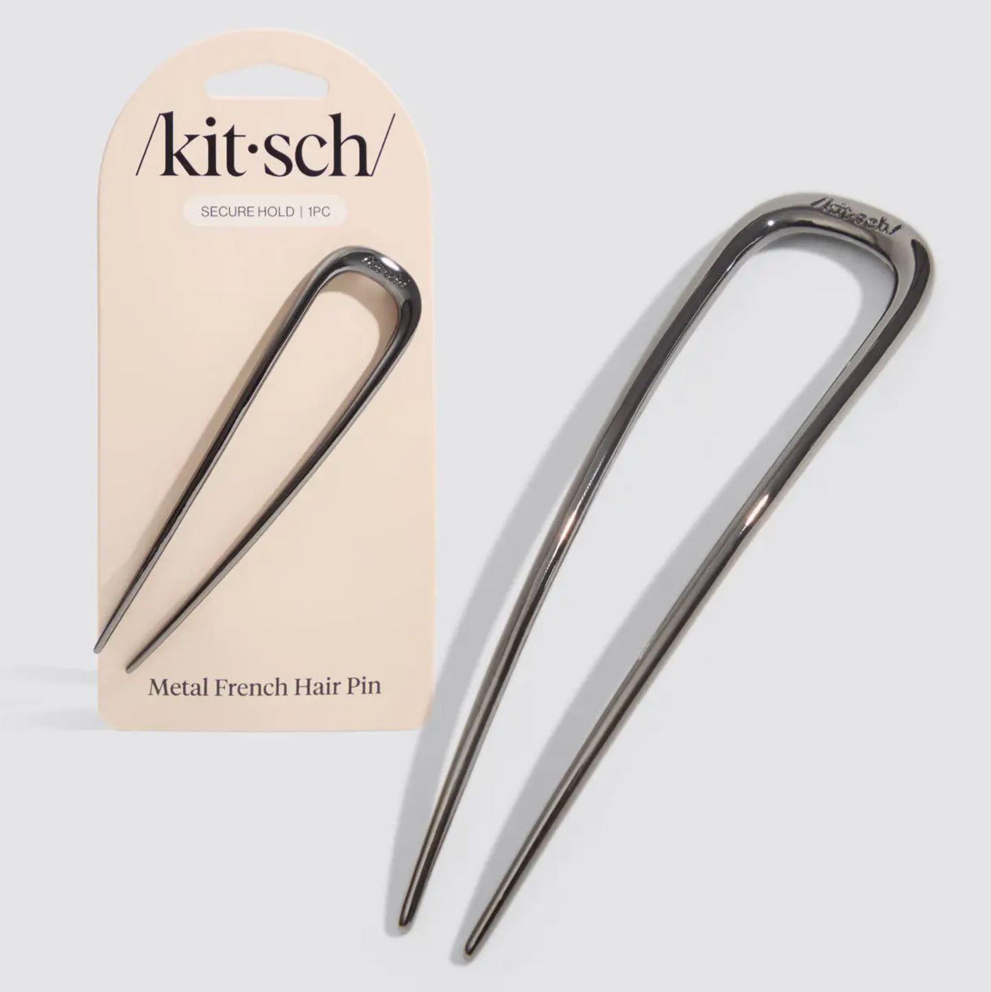 Hematite French Hair | Pin