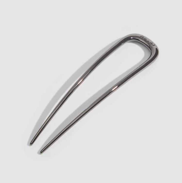 Hematite French Hair | Pin