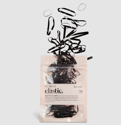 100 Black No Snag | Hair Elastics