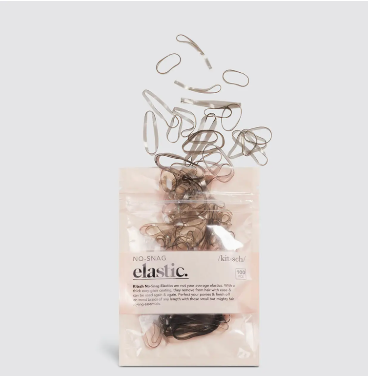 100 Brown No Snag | Hair Elastics