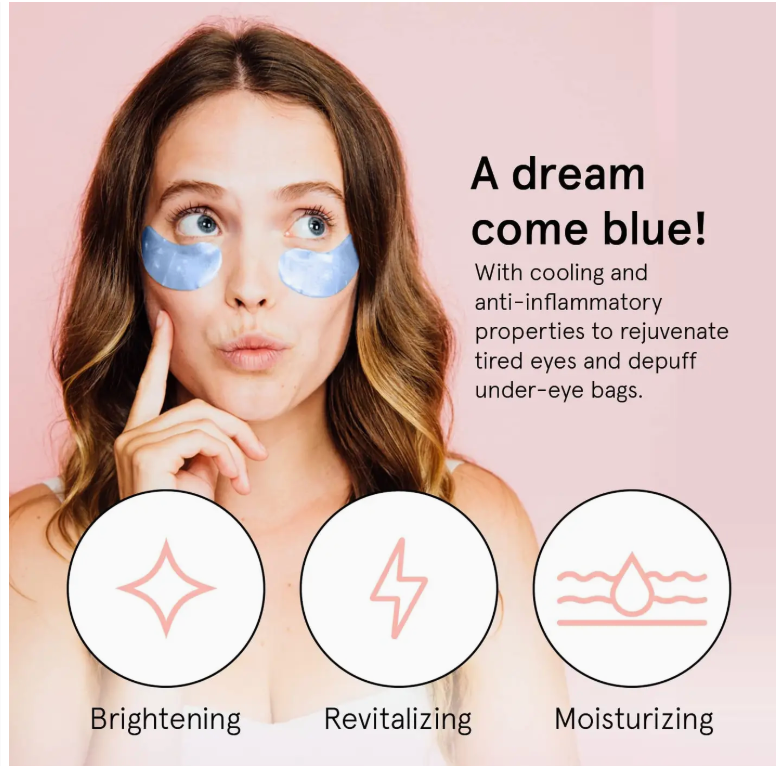 Blue Illuminating | Under Eye Masks - 1 Pair