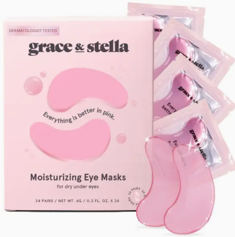 Pink Moisturizing | Under Eye Masks - 1 Pair