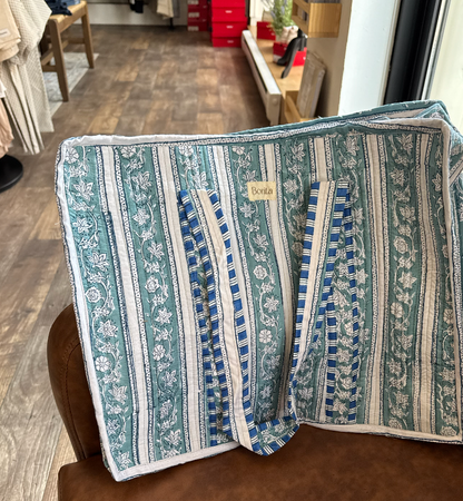 Bonita Quilted LRG Cosmetic Bag