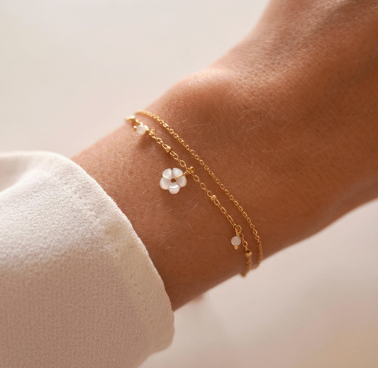 Mother of Pearl Flower | Bracelet