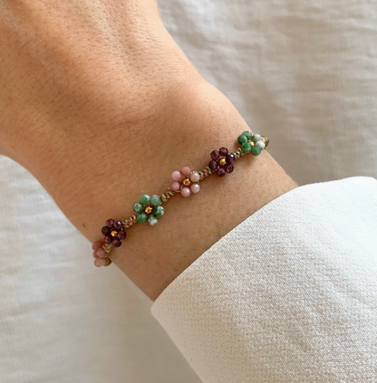 Natural Stone Flower | Bracelet