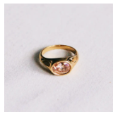 Oval Crystal | Ring