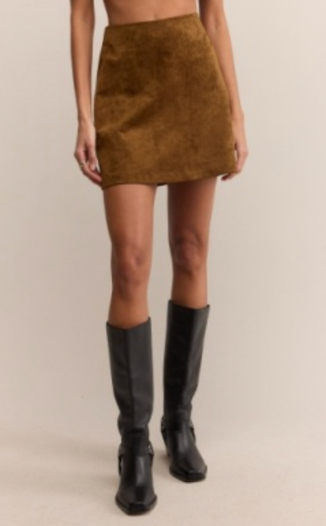 Ciera | Sude Skirt