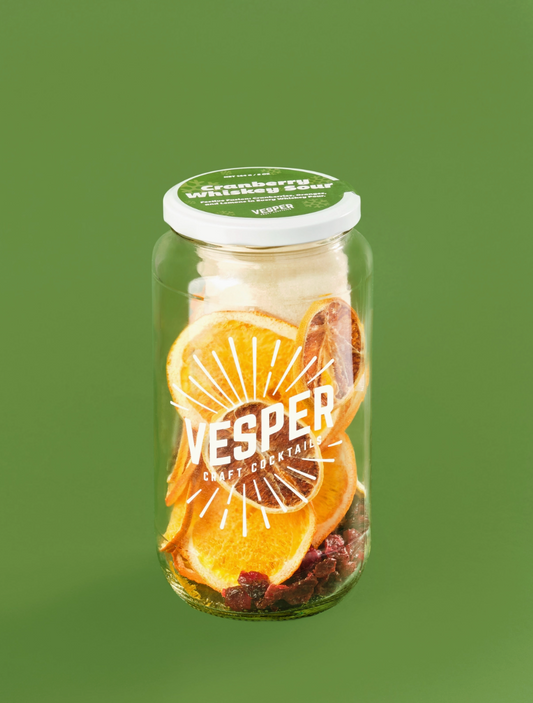 32 oz Craft Cocktail | Cranberry Whisper Sour