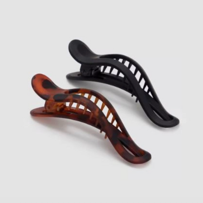 Flat Lay Claw Clip Set