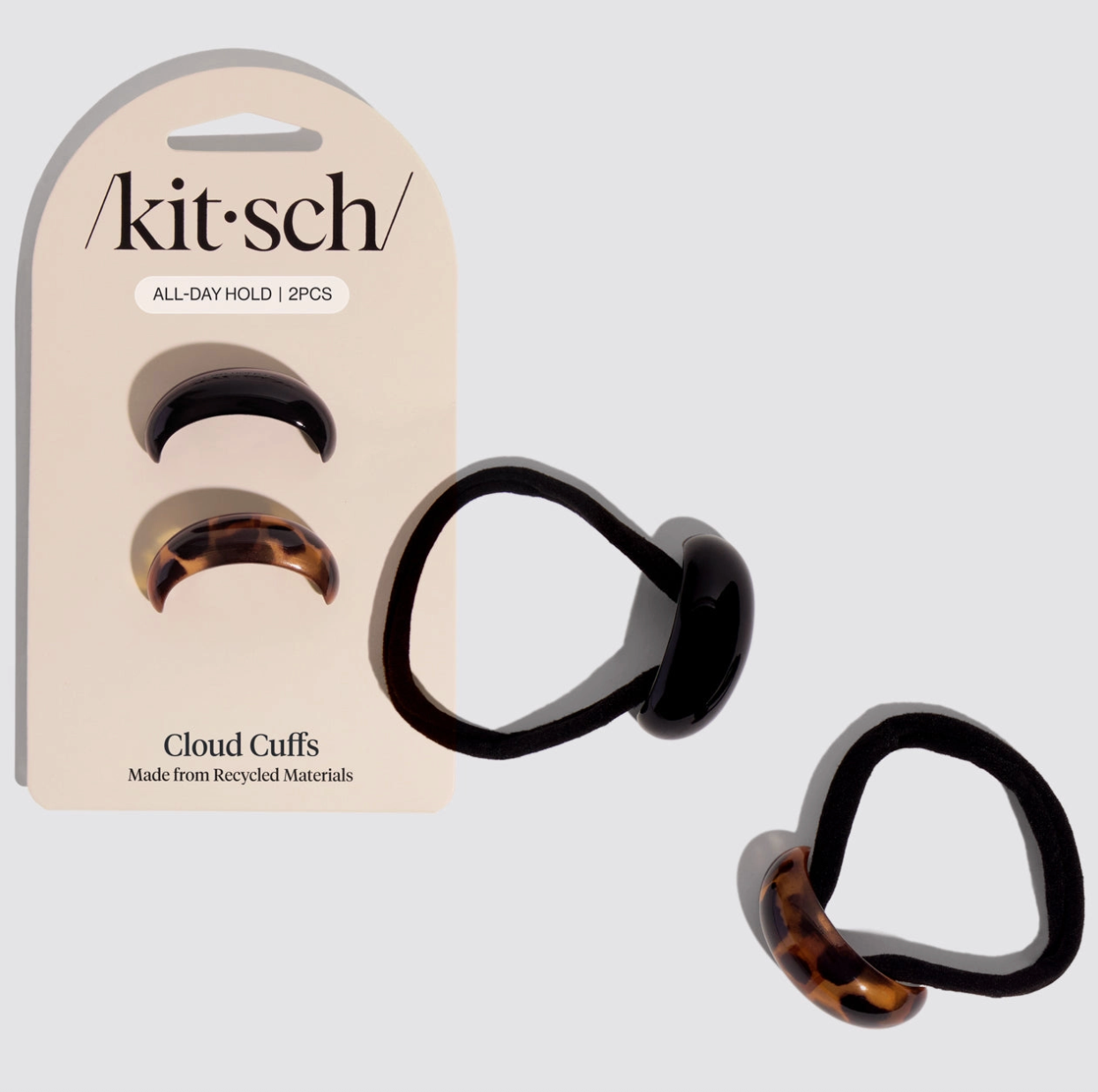 Black + Tort Cloud Cuffs | Small