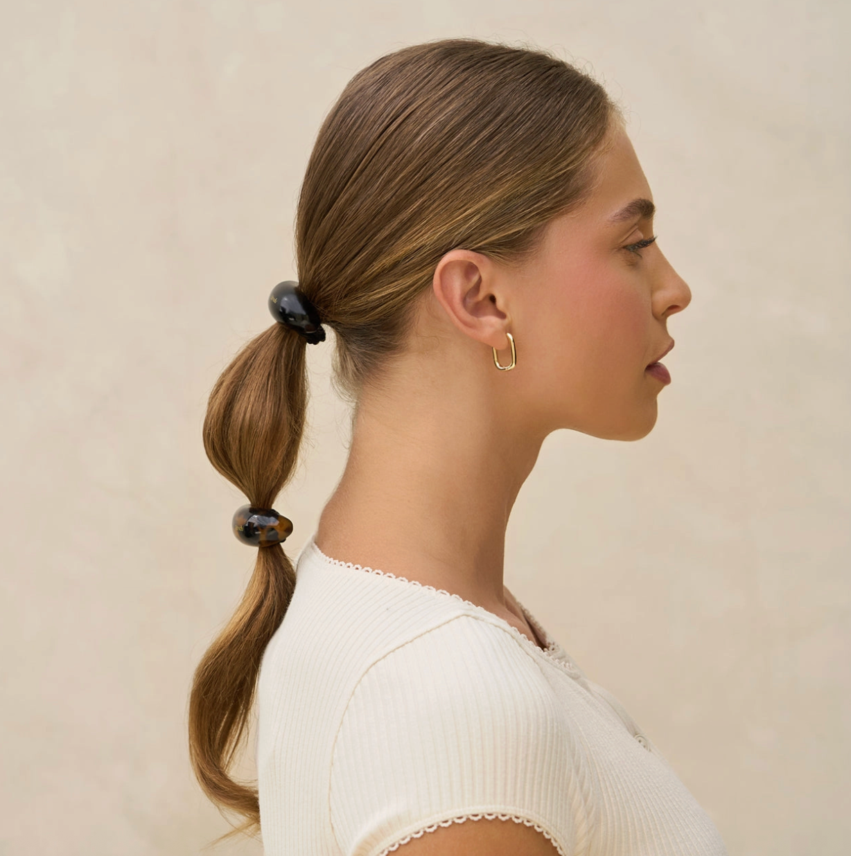 Black + Tort Cloud Cuffs | Medium