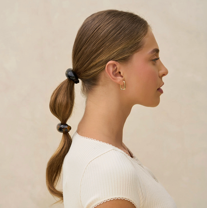 Black + Tort Cloud Cuffs | Medium