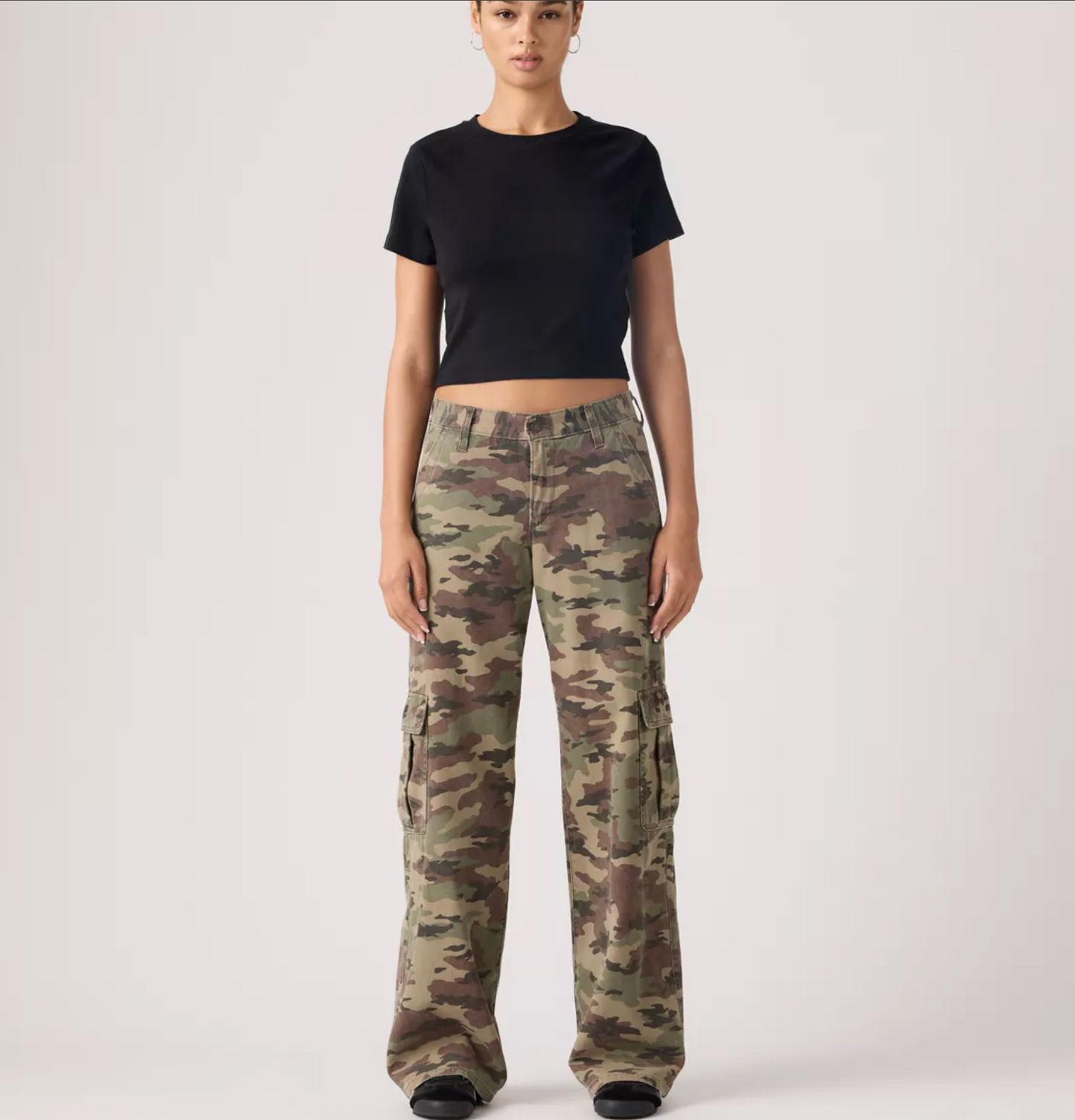 Super Low Loose Cargo | Camo Clove