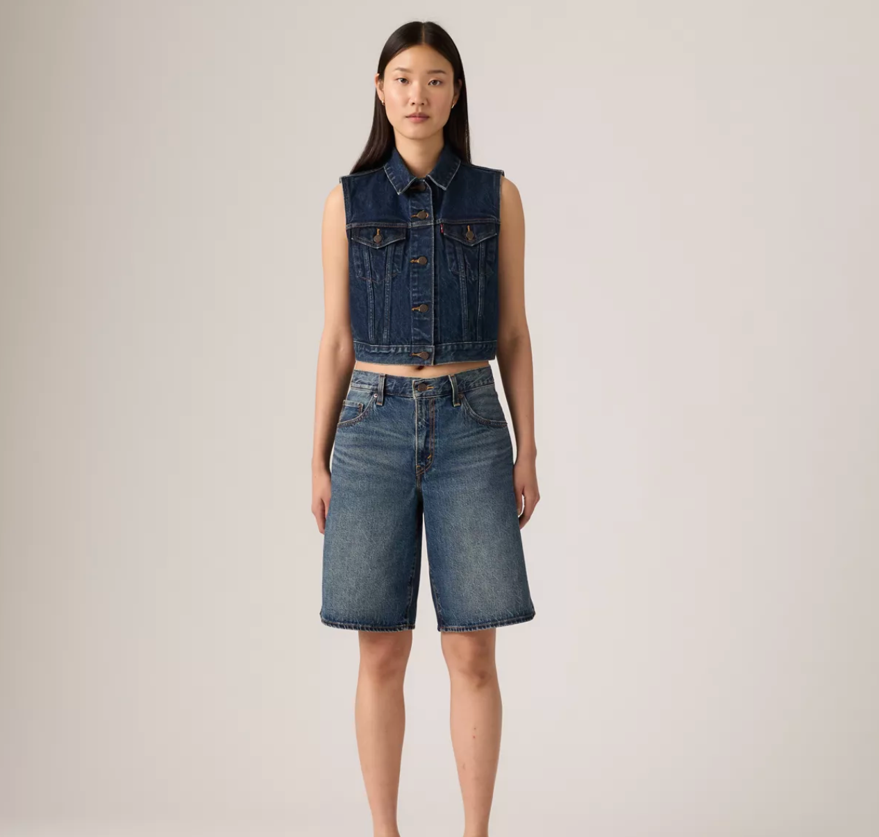 Levi's Baggy Dad Jort | Hinged heart