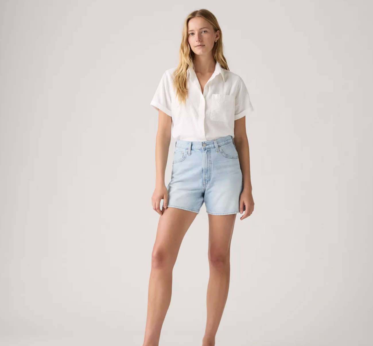 Levi's Cinch Mid Thigh Short | Abraided Art