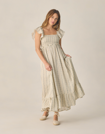 Francesca Dress | Blue Floral