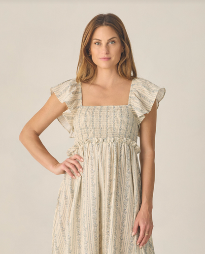 Francesca Dress | Blue Floral