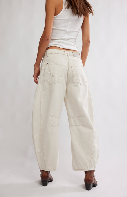 Good Luck | Mid Rise Barrel Pants