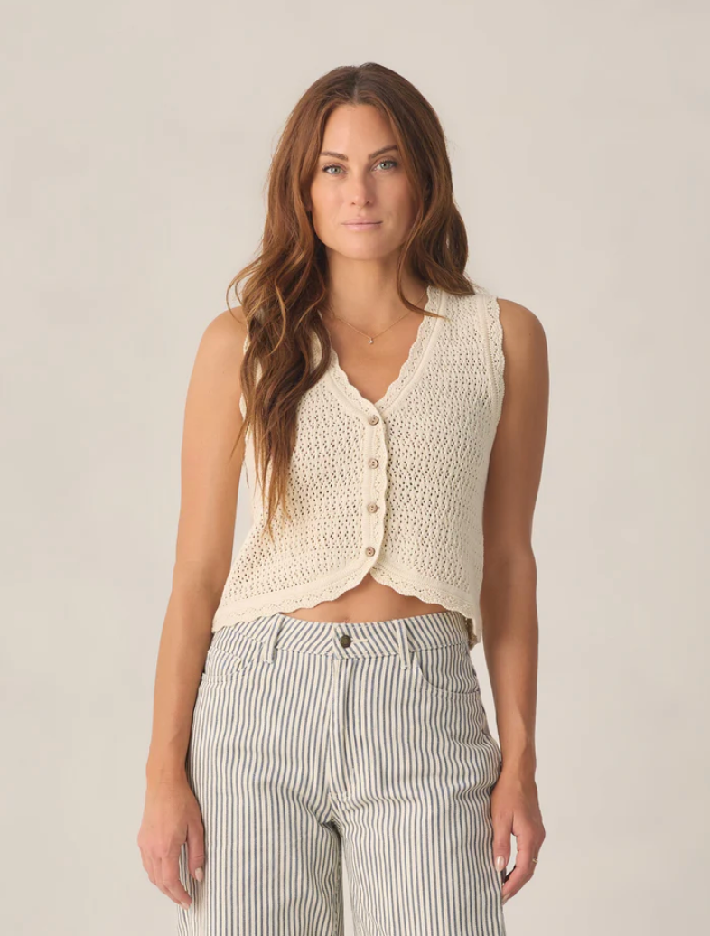 Knit Vest | Natural