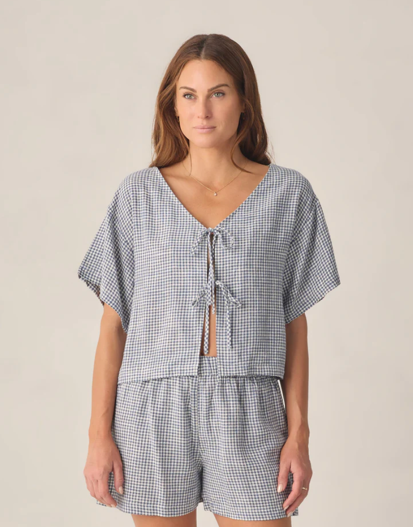 Juniper Set | Marine Gingham