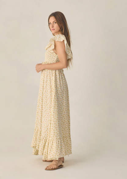 Francesca Dress | Yellow Floral