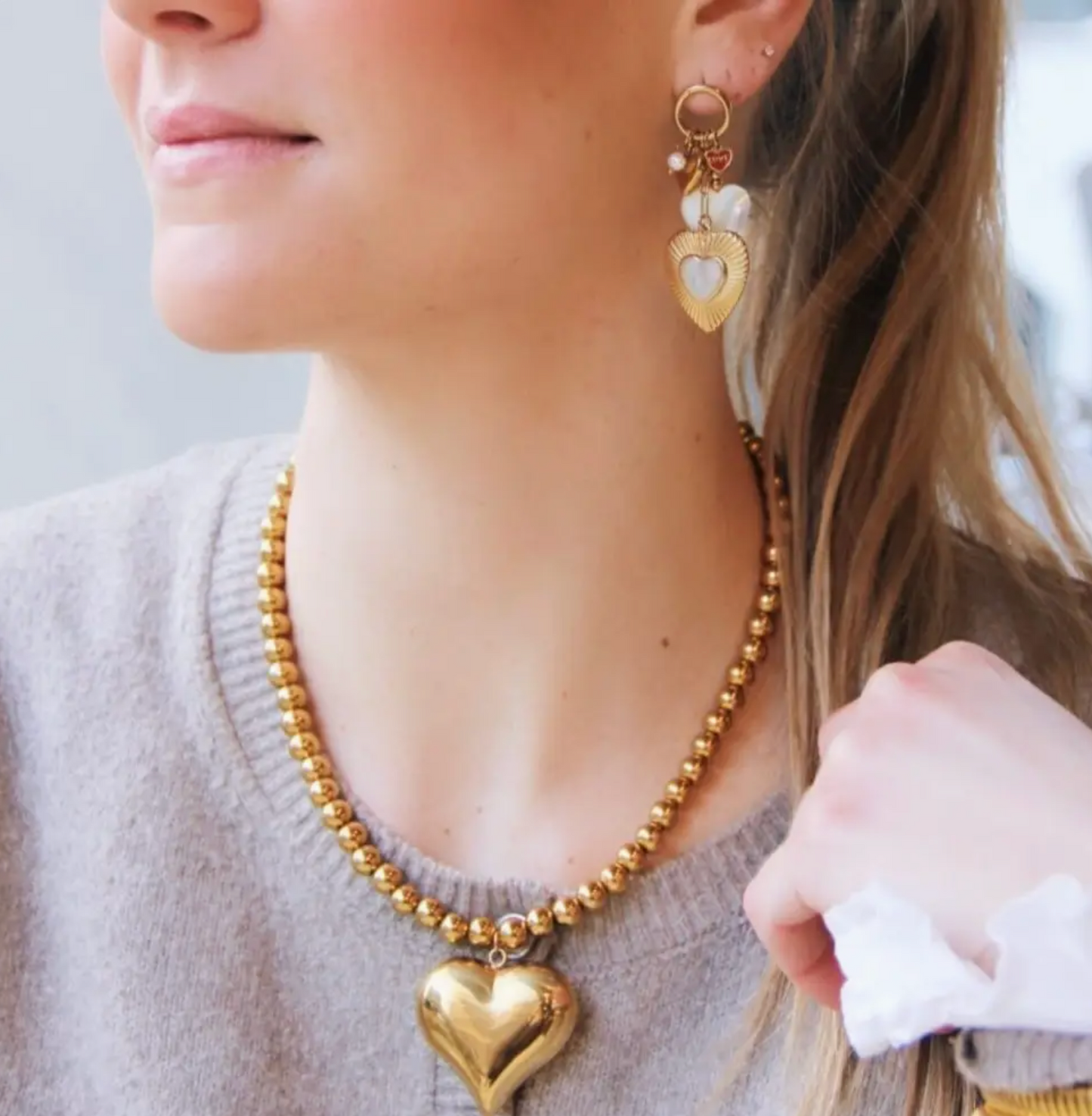 Beaded Heart | Necklace