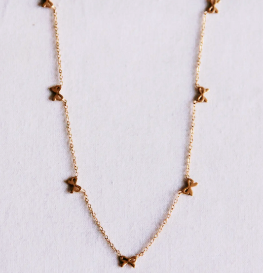 Dainty Bow | Necklace