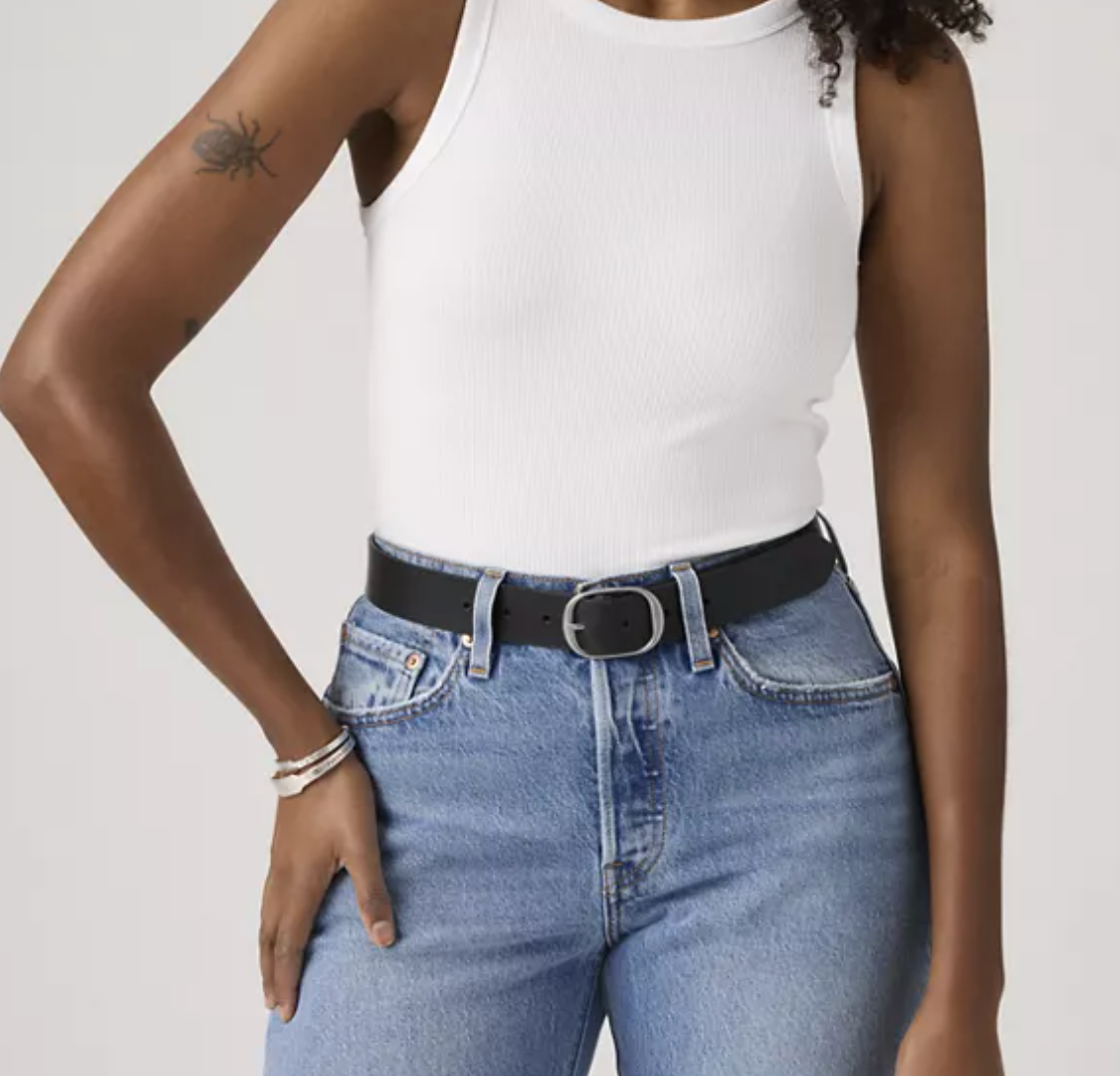 Madison | Black Leather Belt