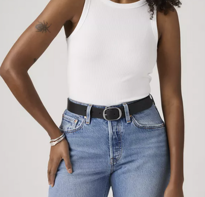 Madison | Black Leather Belt