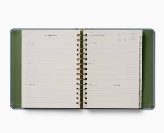 2027 Paisley 17-Month Covered Spiral Planner
