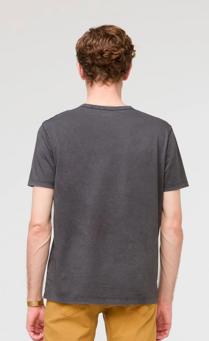 Pima Cotton Pocket Tee | Washed Grey