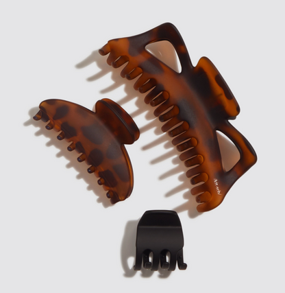 Recycled Plastic Assorted Claw Clips | 3PCS