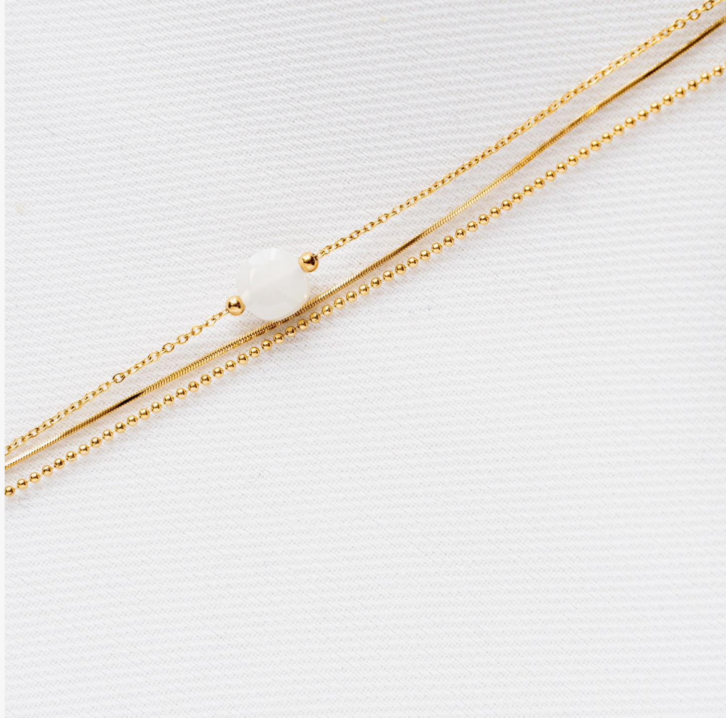 White Agate | Bracelet