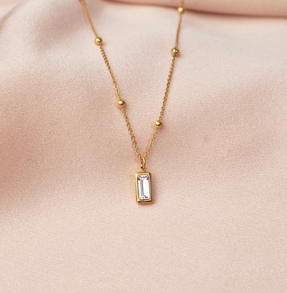 Brilliant Zirconia Stone | Necklace