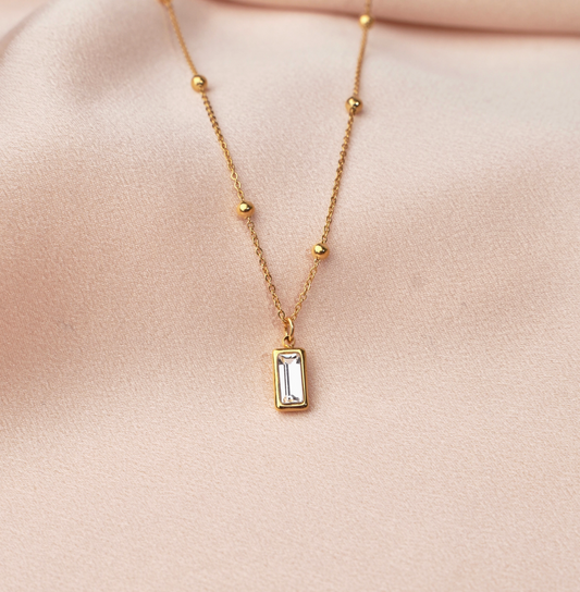 Brilliant Zirconia Stone | Necklace
