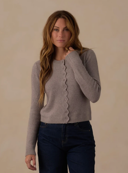 Belle Scalloped | Cardigan